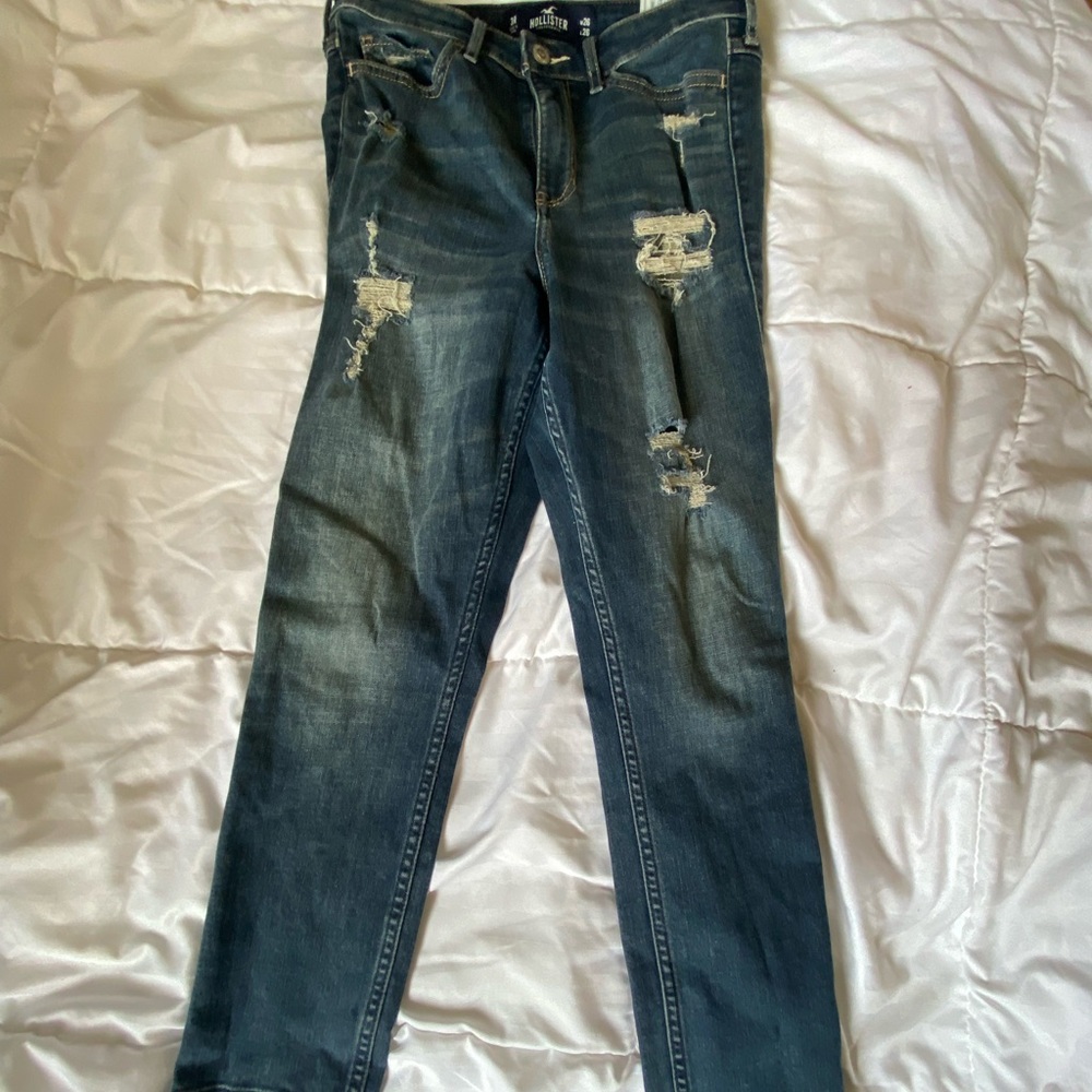 Hollister high rise supper skinny crop